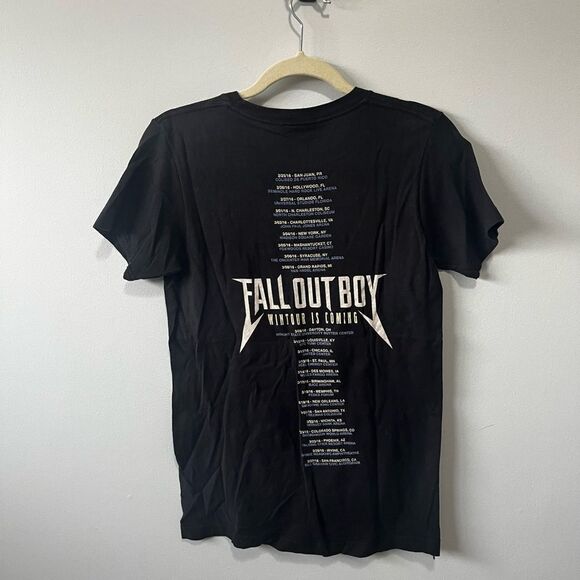 Fall Out Boy Wintour Winter Tour 2016 Band T Shirt Black S - Picture 4 of 4
